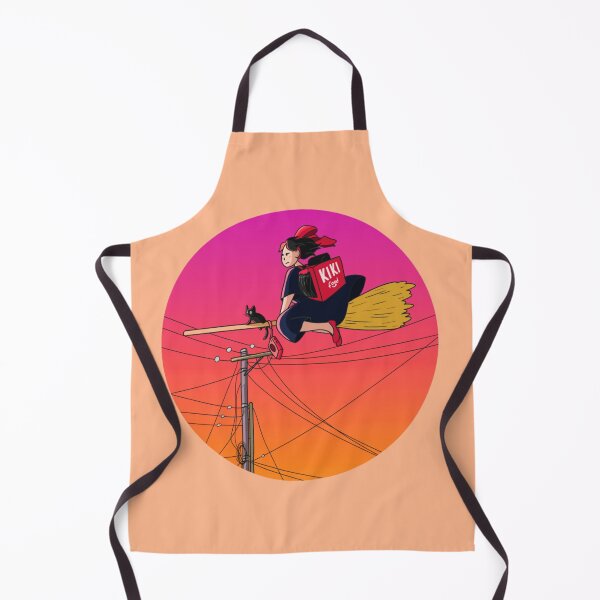 Item preview, Kiki's Sunset Delivery - Studio Ghibli Fan Art designed and sold by MrGlayga.