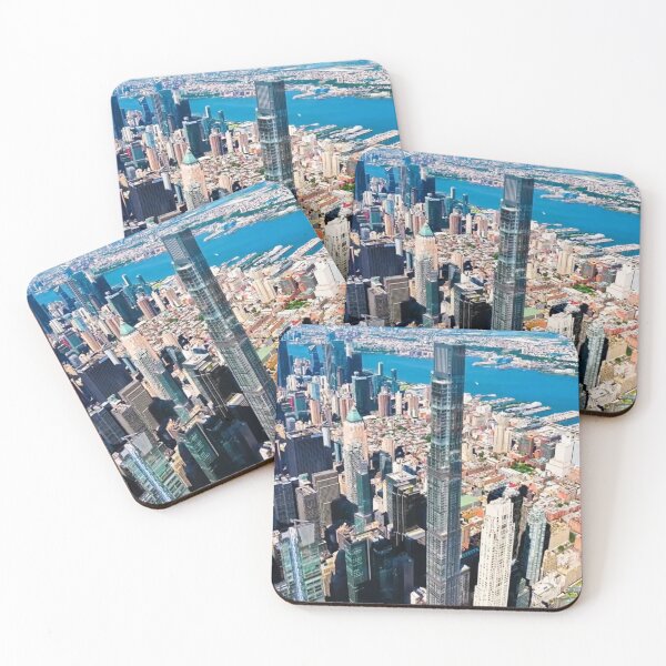 Item preview, Birds eye view of Gotham during daylight. designed and sold by NYConlineStore.