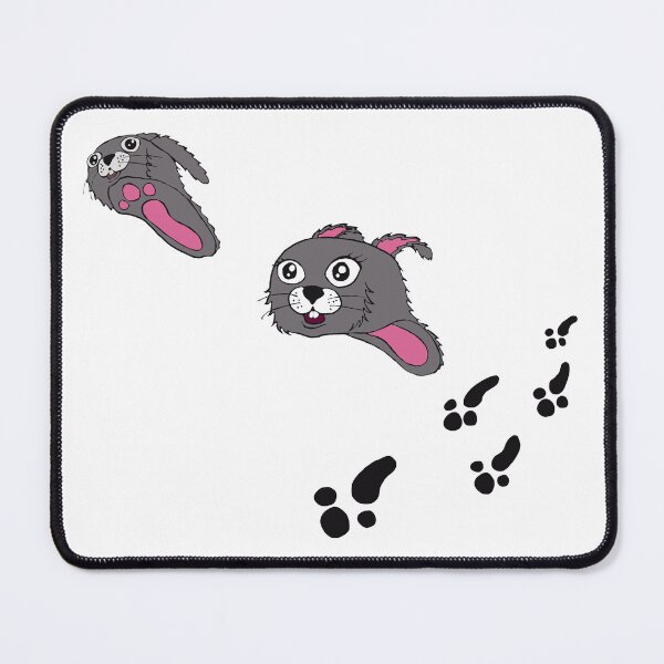Item preview, Hopping Bunny Slippers Cartoon Art designed and sold by VikstraG.