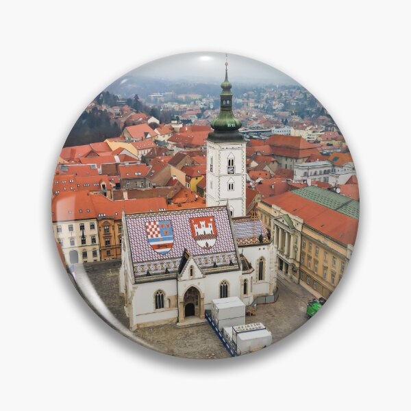 Item preview, St. Mark’s Church — Saint Mark’s Square Zagreb Croatia designed and sold by FlybyVideo.
