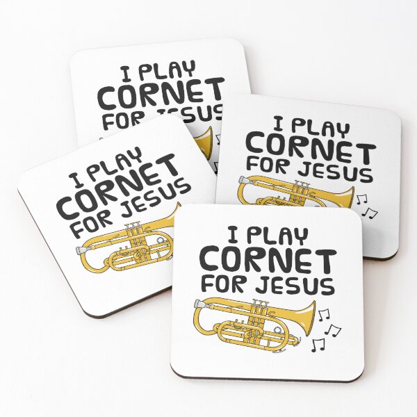 Item preview, I Play Cornet For Jesus, Church Brass Musician designed and sold by doodlerob.