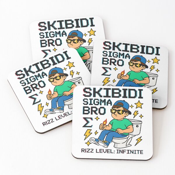 Item preview, Skibidi Sigma Bro Meme Rizz Art designed and sold by AnnDesignStudio.