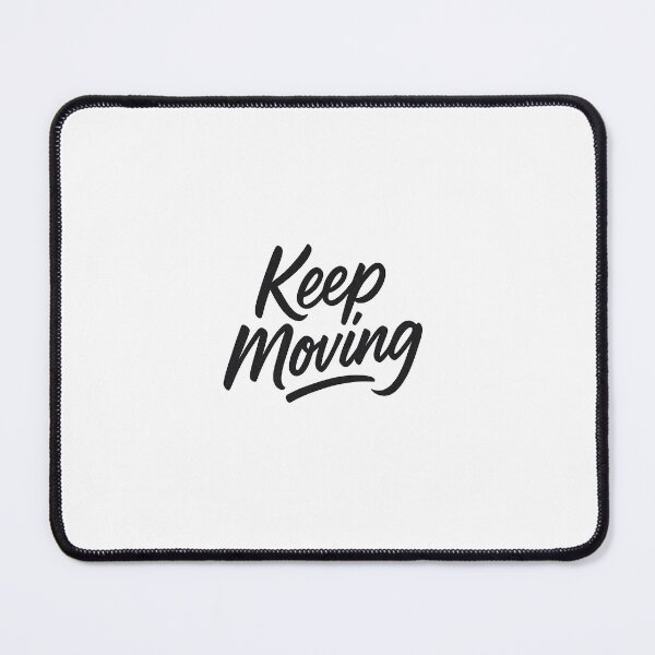 Item preview, Minimal Brush Script Keep Moving designed and sold by Le Grand Requin.