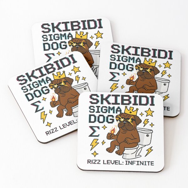 Item preview, Skibidi Sigma Dog Meme Rizz Master designed and sold by AnnDesignStudio.
