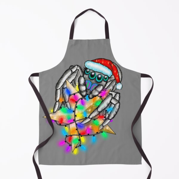 Item preview, Christmas Jumper! Cute Jumping Spider sitting on a star designed and sold by Tarantula Design Co. .