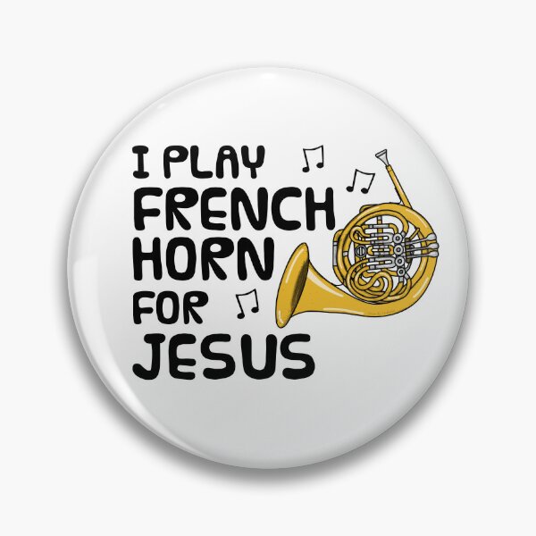 Item preview, I Play French Horn For Jesus, Church Musician designed and sold by doodlerob.
