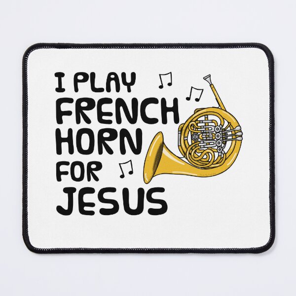 Item preview, I Play French Horn For Jesus, Church Musician designed and sold by doodlerob.