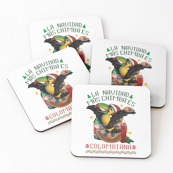 Item preview, Illustrated design of a Colombian Christmas toucan designed and sold by FoxnakeChiros.