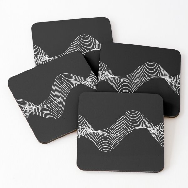 Item preview, Minimal Parallel Wave Line Art designed and sold by Le Grand Requin.