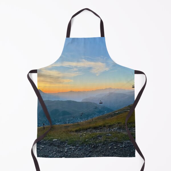Item preview, Ski Lift at Wet Leg Band Mountain Sunrise designed and sold by dishcutnes.