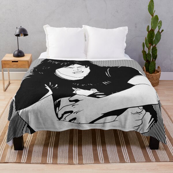 Item preview, Kei and Chiyoko: The Protective Embrace (B&W Akira Homage) designed and sold by Keltoi-art.