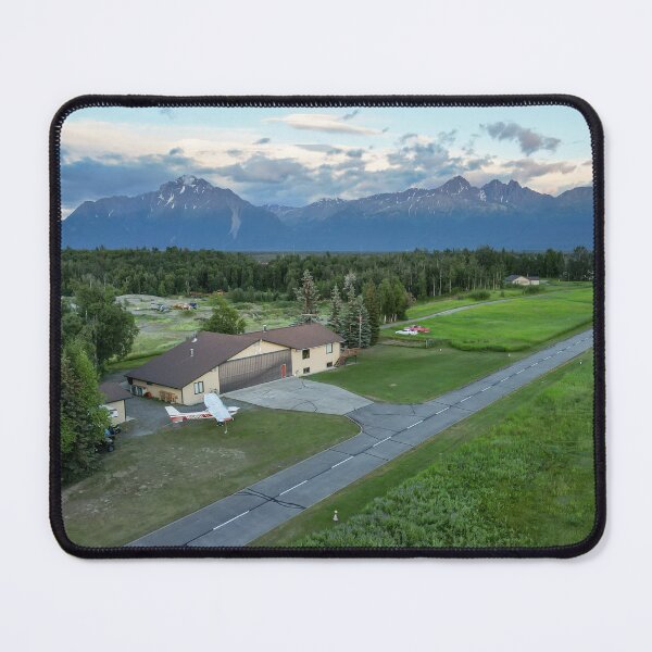 Item preview, Wasilla Airstrip — Alaska Mountain Landscape designed and sold by FlybyVideo.