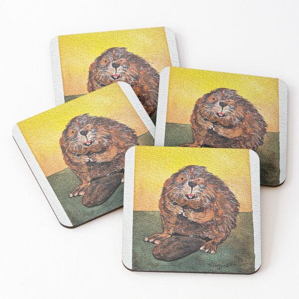Item preview, Beaver designed and sold by Heather Coggins, Watercolor stories from the Blue Ridge.