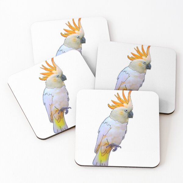 Item preview, Whimsical Cockatoo Wearing a Cockatoo Hat – animalzinhats  designed and sold by Ashley’sAnimalz.