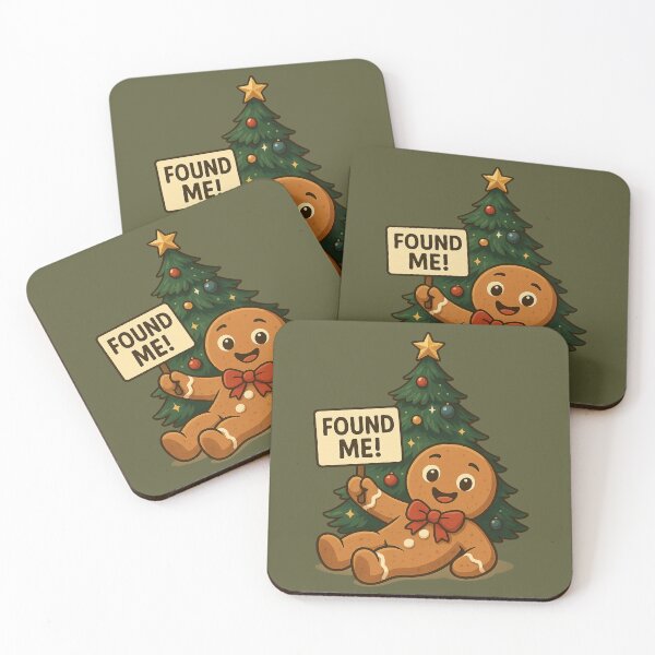 Item preview, Found Me Gingerbread - Cute Christmas Joke designed and sold by I AM BRO.