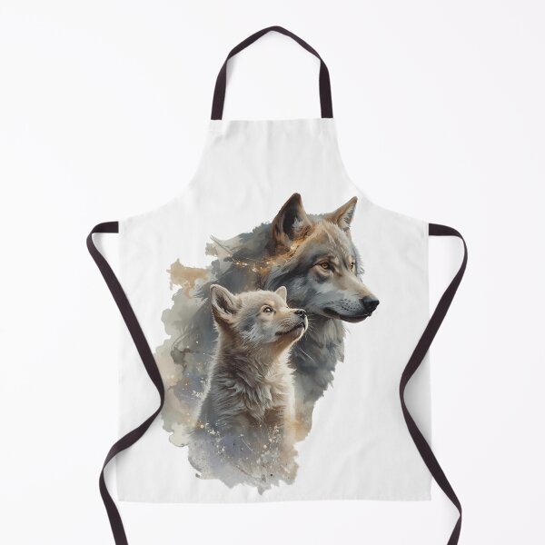 Item preview, Baby Wolf & Future Wolf, Spirit of Growth Artwork designed and sold by Moodune.