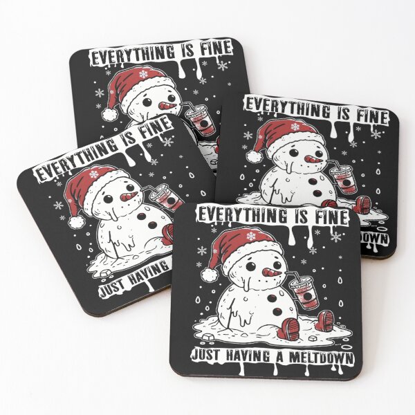 Item preview, Snowman Everything is Fine Just Having Meltdown Christmas PJ designed and sold by otaku.edwardj.