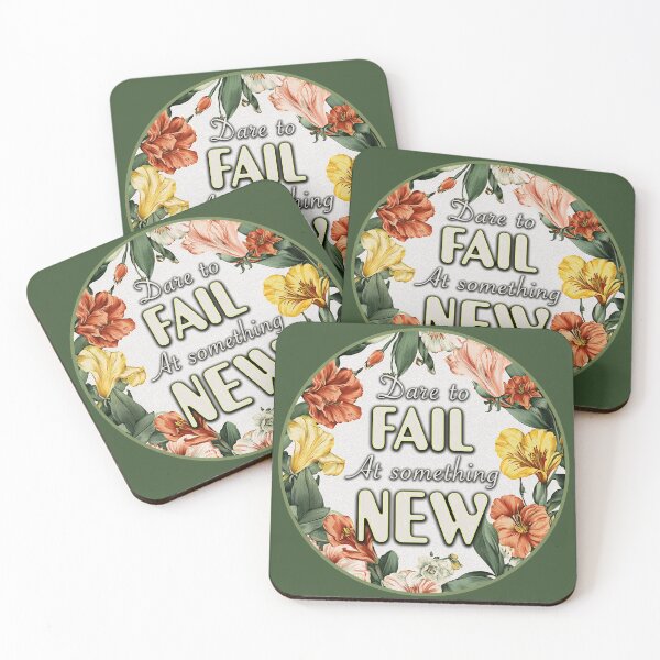 Item preview, Dare To Fail At Something New - Motivational Hustlers Quotes Gift  designed and sold by InkyGenies.