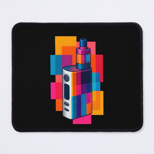 Aperçu de l'œuvre Dispositif de vapotage Pop Art – Design de vapotage à blocs de couleur créée et vendue par House of Taste Vape Designs.