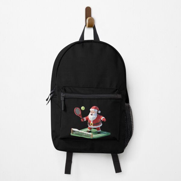 Item preview, Santa playing tennis designed and sold by Nomad-Maynard.