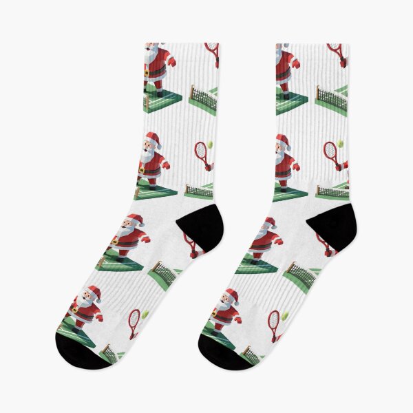 Item preview, Santa playing tennis  designed and sold by Nomad-Maynard.