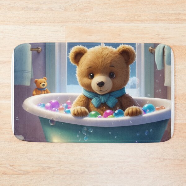 Item preview, Teddy Bear in Bubble Bath designed and sold by Sweet Dreams Ambience.