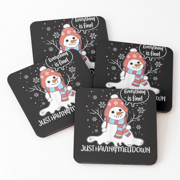 Item preview, Holiday Season Christmas Everything is Fine Just Meltdown designed and sold by otaku.edwardj.