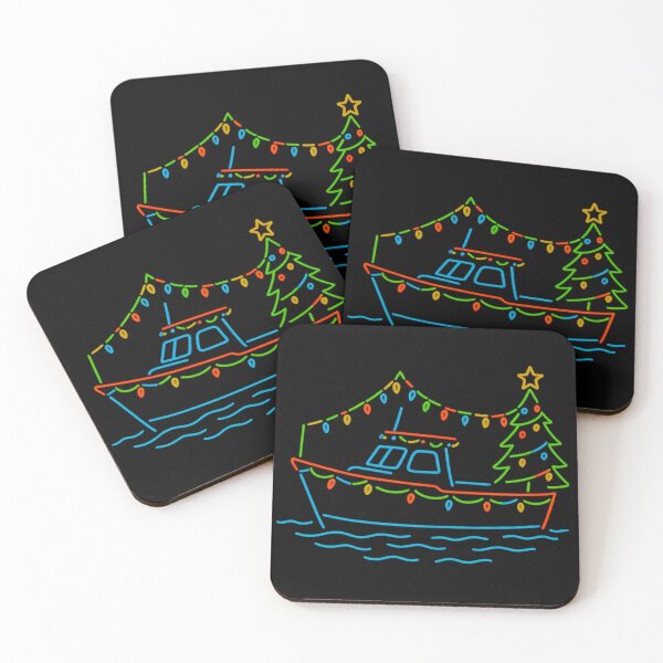 Item preview, Christmas Light Boating  designed and sold by ChristinasMess.