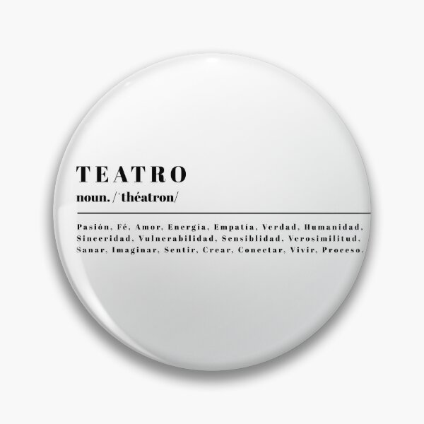 Item preview, Definición del teatro - amantes del teatro designed and sold by Substance_life.