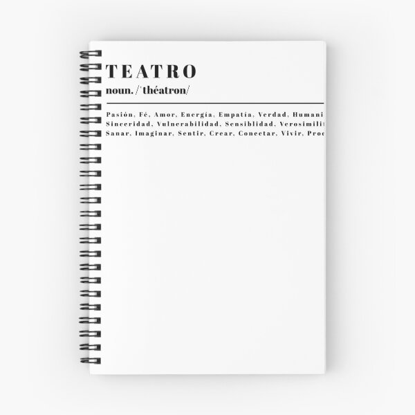 Item preview, Definición del teatro - amantes del teatro designed and sold by Substance_life.