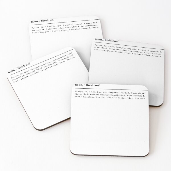 Item preview, Definición del teatro - amantes del teatro designed and sold by Substance_life.