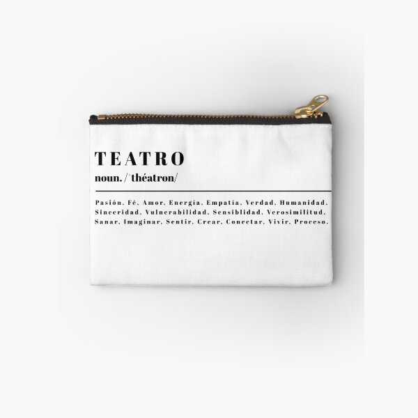 Item preview, Definición del teatro - amantes del teatro designed and sold by Substance_life.