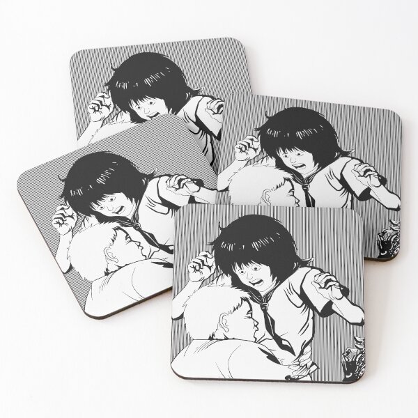 Item preview, Tetsuo and Kaori | Dystopian Love Akira Manga Cyberpunk Illustration designed and sold by Keltoi-art.