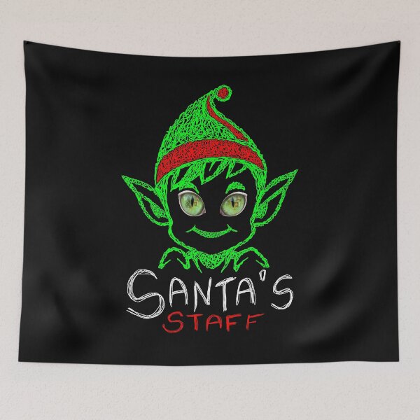 Item preview, Santa's Staff Christmas Time designed and sold by ARIVONTEE.