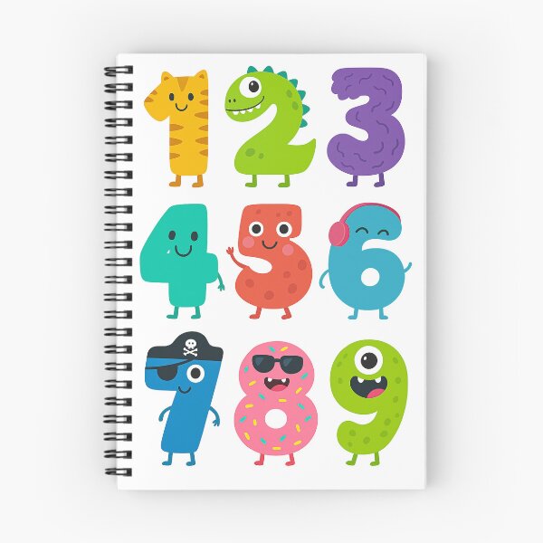 Item preview, Cute Numbers - Funny Characters 1-9 designed and sold by arnalogard.