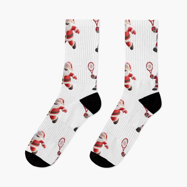 Item preview, Santa playing tennis  designed and sold by Nomad-Maynard.