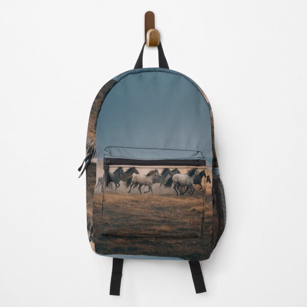 Item preview, A herd of wild horses sprinting across the open plains at dusk Horses in Motion designed and sold by CDC40.
