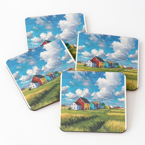 Item preview, Abram Village Prince Edward Island | Coastal Acadian Village Poster designed and sold by TuncGK.