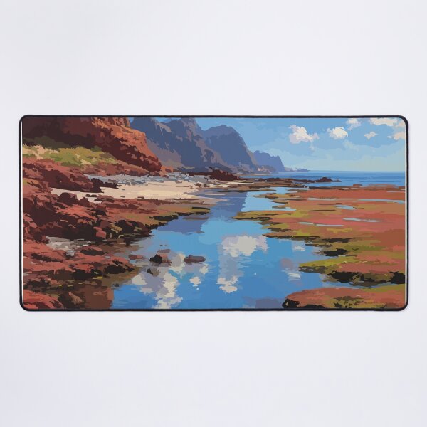 Item preview, Argyle Shore Prince Edward Island | Red Cliffs Coastal Poster designed and sold by TuncGK.