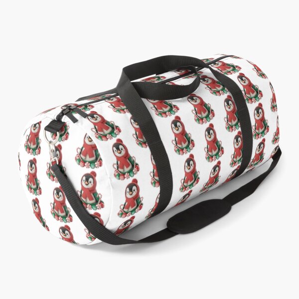 Item preview, Crochet Penguin with Red Hat and Candy Canes | Christmas Design designed and sold by Polarisofficial.