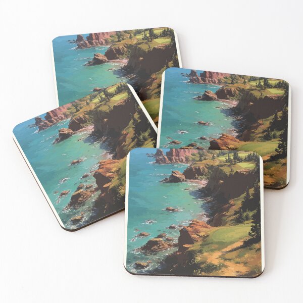 Item preview, Belfast Prince Edward Island | Rural Coastline Poster designed and sold by TuncGK.