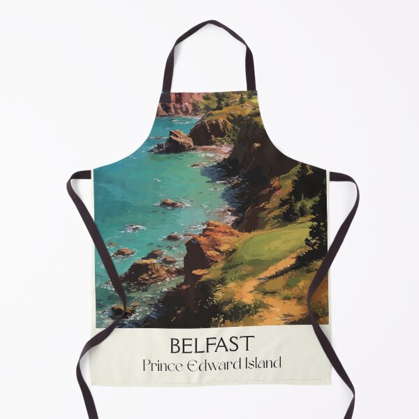 Item preview, Belfast Prince Edward Island | Rural Coastline Poster designed and sold by TuncGK.