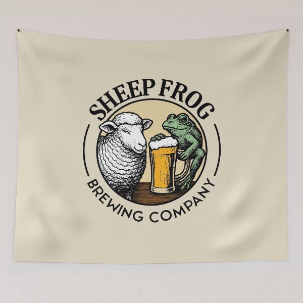 Item preview, Sheep Frog Brewing Company designed and sold by CarlAlpine.