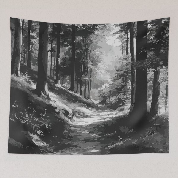 Item preview, Bonshaw Prince Edward Island | Forest Trail River Poster designed and sold by TuncGK.