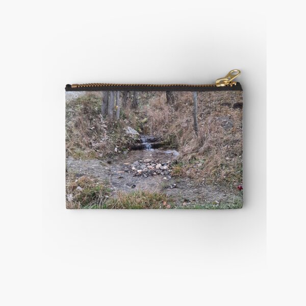 Item preview, Tranquil Howard University aStream in Autumn Landscape designed and sold by dishcutnes.