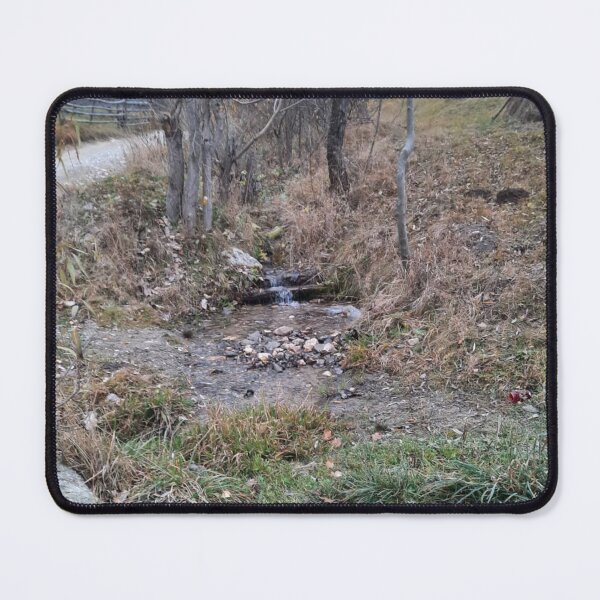 Item preview, Tranquil Howard University aStream in Autumn Landscape designed and sold by dishcutnes.