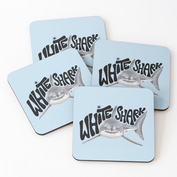 Item preview, WHITE SHARK digital letters designed and sold by BEATRIZ ABAITUA.