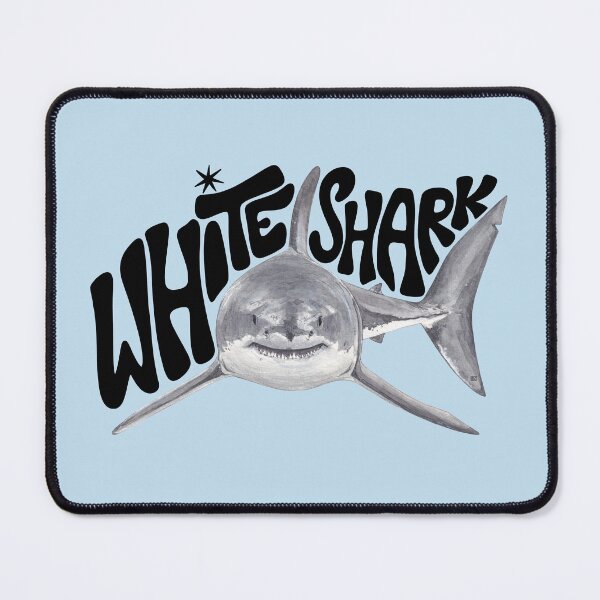 Item preview, WHITE SHARK digital letters designed and sold by BEATRIZ ABAITUA.
