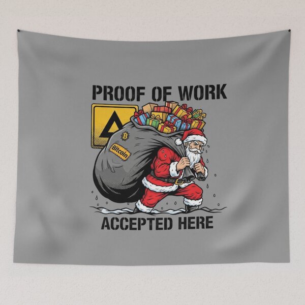Item preview, Proof Of Work Accepted Here Bitcoin Shirt Design designed and sold by KINGWANI.