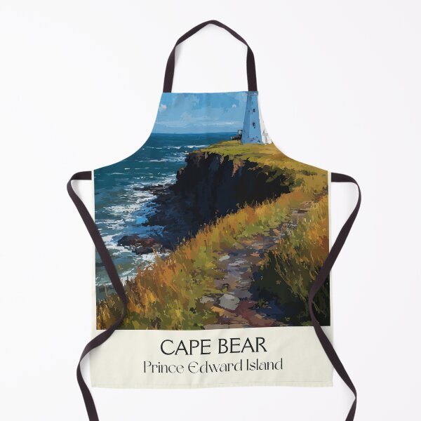 Item preview, Cape Bear Prince Edward Island | Lighthouse Cliff Poster designed and sold by TuncGK.